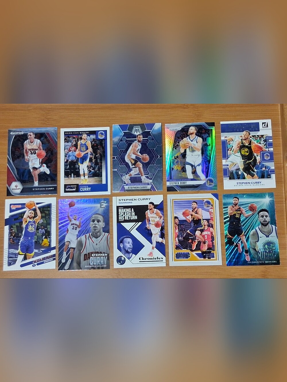 Steph Curry NBA Basketball Card Lot